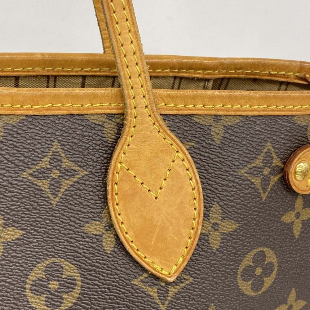 LOUIS VUITTON Brown Monogram Neverfull PM Tote Bag - Picture 8 of 12